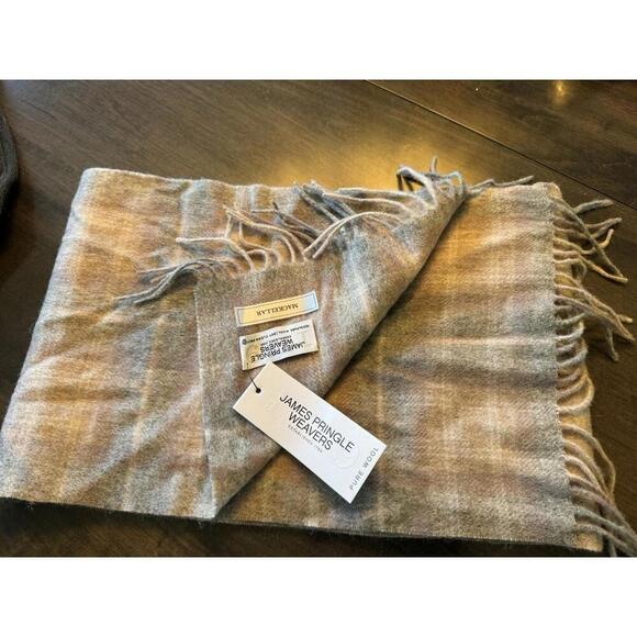James Pringle Weavers Other - Scarf Wool classic tartan Old Money Classic Preppy Chic Cottagecore Unisex NWT